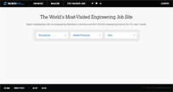 Desktop Screenshot of engineerjobs.com