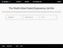 Tablet Screenshot of engineerjobs.com